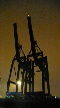 Cranes in the Port of Hamburg