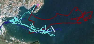 Sailing GPS Tracks